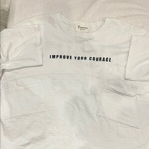 White Short Sleeve Tee